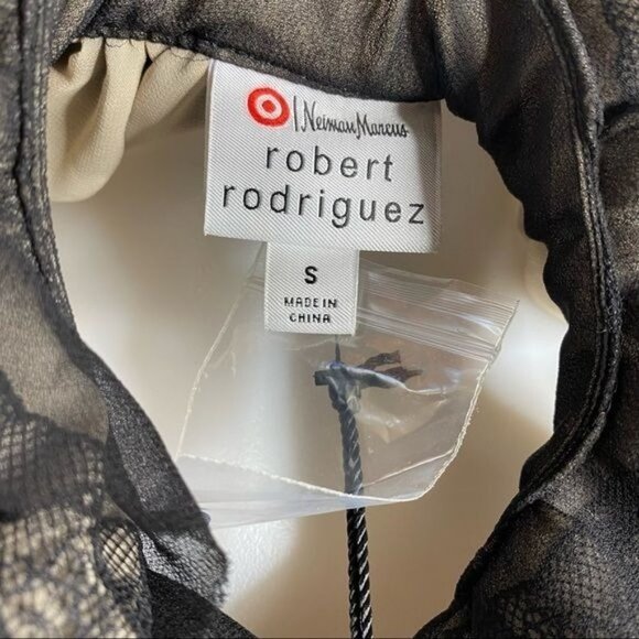 Neiman Marcus For Target Robert Rodriguez Ruffle Top Halter Tank Blouse Size S - Picture 4 of 9